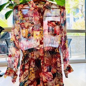 Zimmermann jumpsuit 100% silk